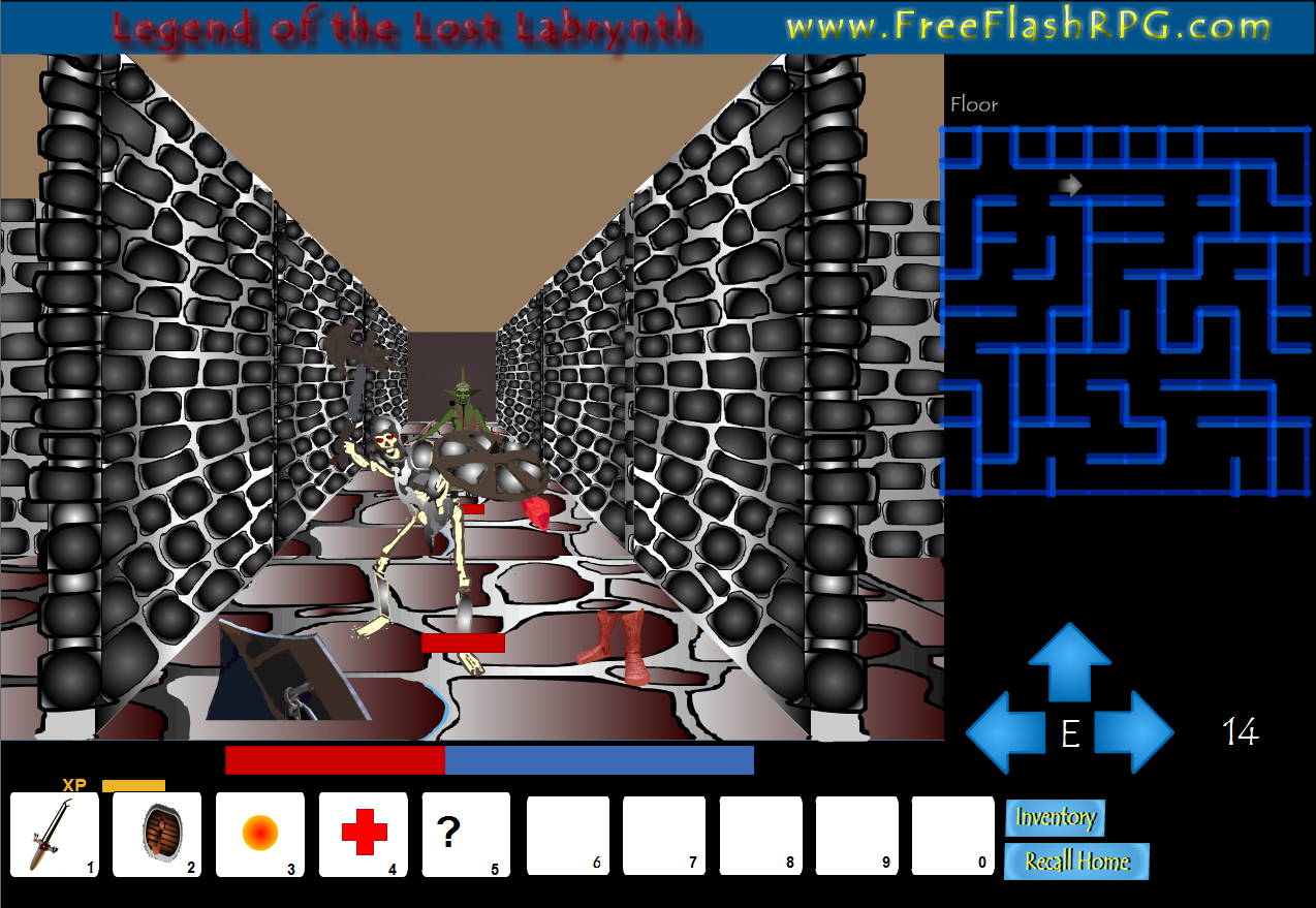 online gaming flash aps 3d dungeon crawler rpg maze